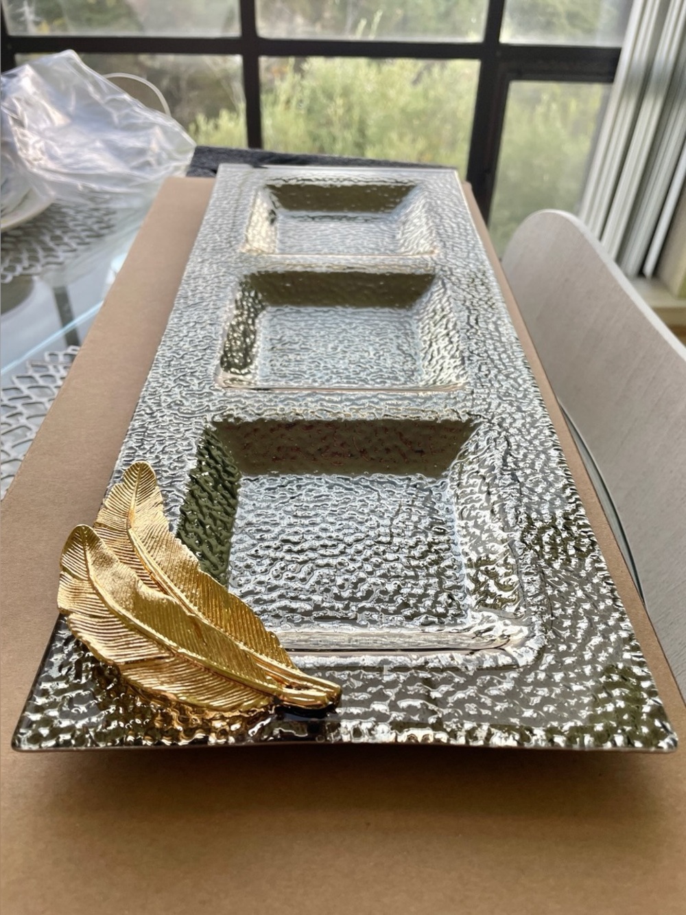 Michael Aram Gold Feather
Trio Platter